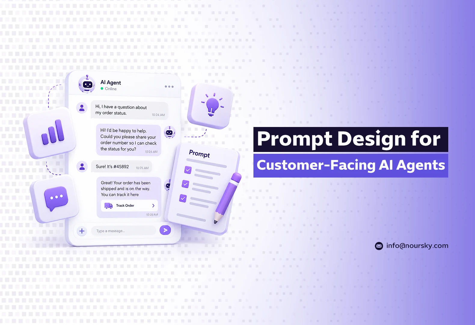Prompt Design for Customer-Facing AI Agents