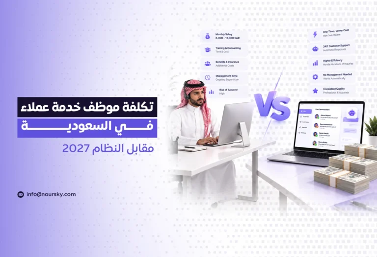 تكلفة موظف خدمة عملاء في السعودية 2027 مقابل النظام