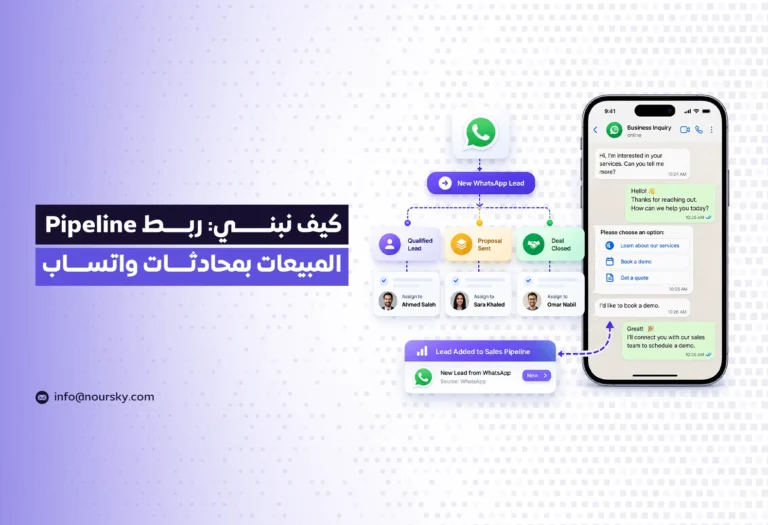 كيف نبني: ربط Pipeline المبيعات بمحادثات واتساب